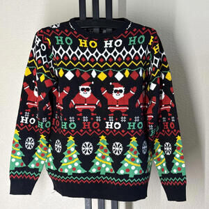 Jake Austin Ugly Christmas Sweater XXL Santa "HO HO HO"